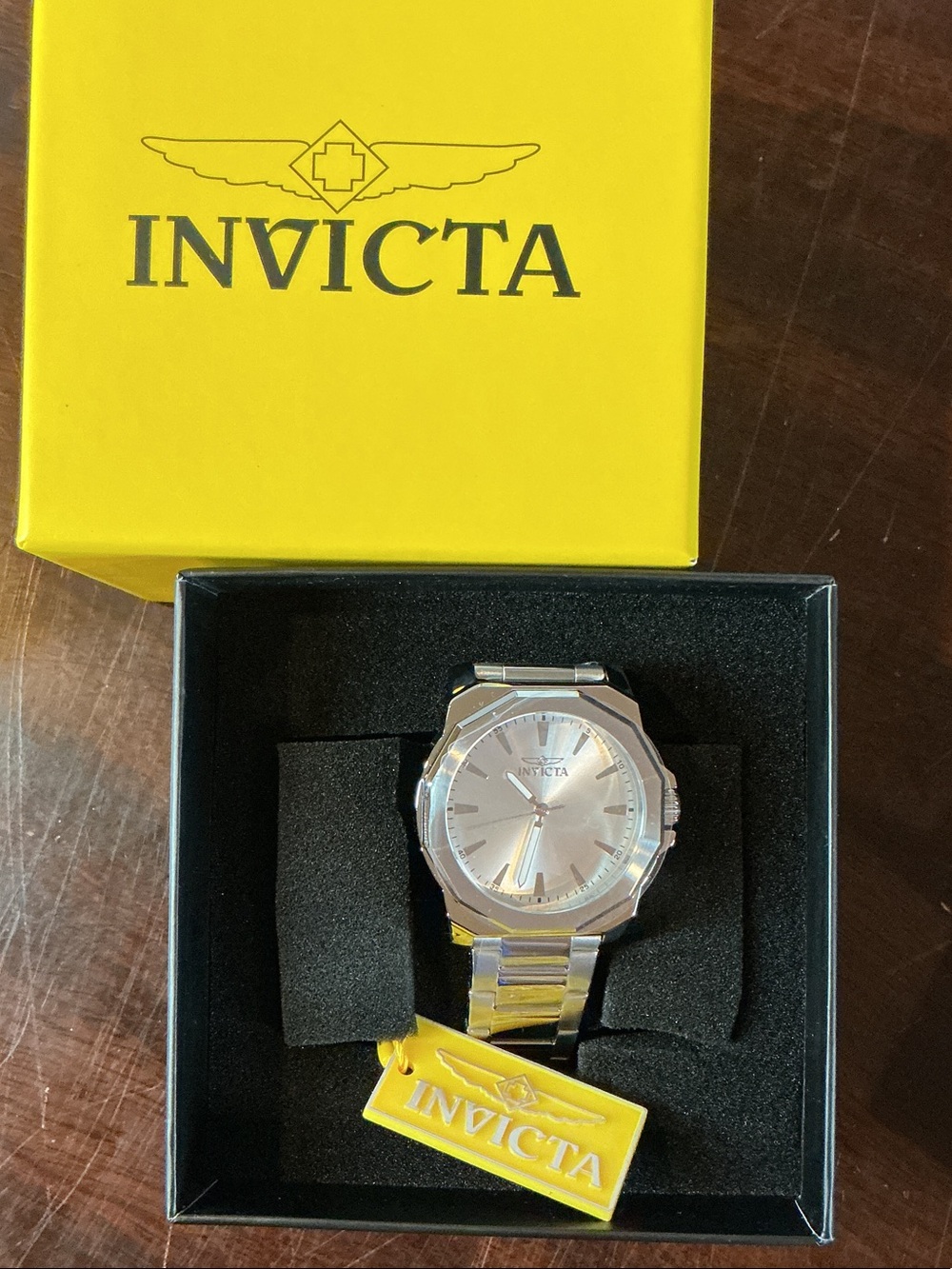 Invicta Speedway Dominus Men’s Silver Stainless Steel Watch 46832